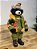 URSO NEGRO NATALINO VERDE 31CM - Imagem 3