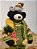 URSO NEGRO NATALINO VERDE 31CM - Imagem 5