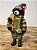 URSO NEGRO NATALINO XADREZ VERDE 31CM - Imagem 6