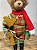 URSO MARROM NATALINO VERDE E VERMELHO 50CM - Imagem 3