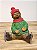 URSO POLAR COM PATINS EM RESINA 15CM - Imagem 1