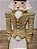 SOLDADO QUEBRA NOZES DOURADO LUXUOSO 45CM - Imagem 4