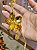 FESTÃO DECORATIVO ARAMADO DOURADO COM FLORES DE CRISTAL DOURADO 1,50CM - Imagem 2