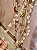 FESTÃO DECORATIVO ARAMADO DOURADO COM PEROLAS 1,50CM - Imagem 1