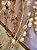 FESTÃO DECORATIVO ARAMADO DOURADO COM PEROLAS 1,50CM - Imagem 2