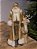PAPAI NOEL COM RENA EM RESINA 39CM - Imagem 3