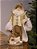 PAPAI NOEL COM CESTO DE PRESENTES EM RESINA 28,5CM - Imagem 5