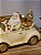PAPAI NOEL NO CARRO DOURADO 30CM - Imagem 2