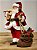PAPAI NOEL COM URSO E PRESENTES - COLECIONÁVEL - 28CM - Imagem 5
