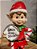 ELFO COM LED EM RESINA 31,3CM - Imagem 2