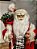 PAPAI NOEL EM PÉ VERMELHO, BRANCO E PRETO 45CM - Imagem 4