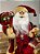 PAPAI NOEL EM PÉ VERMELHO E VERDE 30CM - Imagem 2