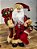 PAPAI NOEL EM PÉ VERMELHO E VERDE 30CM - Imagem 5