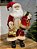 PAPAI NOEL EM PÉ VERMELHO E DOURADO 60CM - Imagem 1