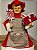 MAMÃE NOEL EM PÉ CANDY VERMELHO E BEGE 45CM - Imagem 5