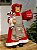 MAMÃE NOEL EM PÉ CANDY CANNE VERMELHO E BEGE 60CM - Imagem 4