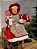 MAMÃE NOEL SENTADA CANDY CANNE VERMELHO BRANCO E BEGE 45CM - Imagem 3