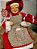 MAMÃE NOEL SENTADA CANDY CANNE VERMELHO BRANCO E BEGE 45CM - Imagem 4
