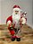 PAPAI NOEL EM PÉ CANDY VERMELHO E BEGE 30CM - Imagem 1
