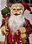 PAPAI NOEL EM PÉ VERMELHO E VERDE XADREZ 60CM - Imagem 4