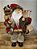 PAPAI NOEL EM PÉ VERMELHO E MARROM 30CM - Imagem 1