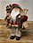 PAPAI NOEL EM PÉ VERMELHO E MARROM 30CM - Imagem 2