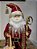 PAPAI NOEL EM PÉ COM CAJADO 45CM - Imagem 2