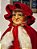 MAMÃE NOEL VELUDO VERMELHO EM PÉ 60CM - Imagem 3