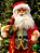 PAPAI NOEL EM PÉ VERMELHO E VERDE 60CM - Imagem 2