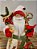 PAPAI NOEL CARDEAL EM PÉ VERMELHO E VERDE 30CM - Imagem 2