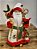 PAPAI NOEL CARDEAL EM PÉ VERMELHO E VERDE 30CM - Imagem 1