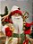 PAPAI NOEL CARDEAL EM PÉ VERMELHO E VERDE 30CM - Imagem 3