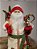 PAPAI NOEL CARDEAL EM PÉ VERMELHO E VERDE 45CM - Imagem 2