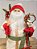 PAPAI NOEL CARDEAL EM PÉ VERMELHO E VERDE 45CM - Imagem 3
