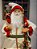 PAPAI NOEL CARDEAL EM PÉ VERMELHO E VERDE 80CM - Imagem 2