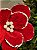 FLOR BICO DE PAPAGAIO AVELUDADO VERMELHO 27CM - Imagem 2