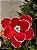 FLOR BICO DE PAPAGAIO AVELUDADO VERMELHO 27CM - Imagem 5