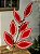 GALHO FOLHA VERMELHO BORDADO 64CM - Imagem 2