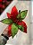FLOR BICO DE PAPAGAIO VERMELHO E VERDE 26CM - Imagem 4