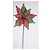 FLOR BICO DE PAPAGAIO VERMELHO E VERDE NEVADO 29CM - Imagem 2