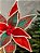 FLOR BICO DE PAPAGAIO VERMELHO XADREZ 40CM - Imagem 2