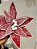 FLOR BICO DE PAPAGAIO VERMELHO NEVADO 26CM - Imagem 2