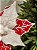 FLOR BICO DE PAPAGAIO VERMELHO E BRANCO 27CM - Imagem 2