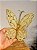 BORBOLETA DOURADA 19CM - Imagem 1