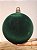 BOLA AVELUDADA VERDE 30CM - Imagem 1