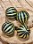 BOLA DECORADA GOMOS VERDE E PRATA 10CM C/4 UNIDS - Imagem 1