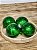 BOLA VERDE MARMORIZADA 10CM COM 4 UNIDADES - Imagem 1