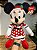 MINNIE COM VESTIDO POA 40CM - Imagem 3