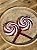PENDENTES DECORATIVO PIRULITO VERMELHO E BRANCO COM2 UNIDS - Imagem 2