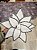 FLOR BICO DE PAPAGAIO AVELUDADO BRANCO E PRETO 30CM - Imagem 4